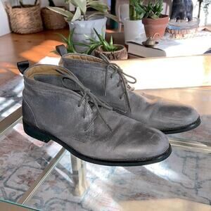 Cole Haan Grey Leather Boots- Size 9